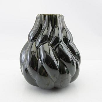 Lisa Hilland, vases 4 pcs "Eda" for Myltha, 21st century glazed stoneware.