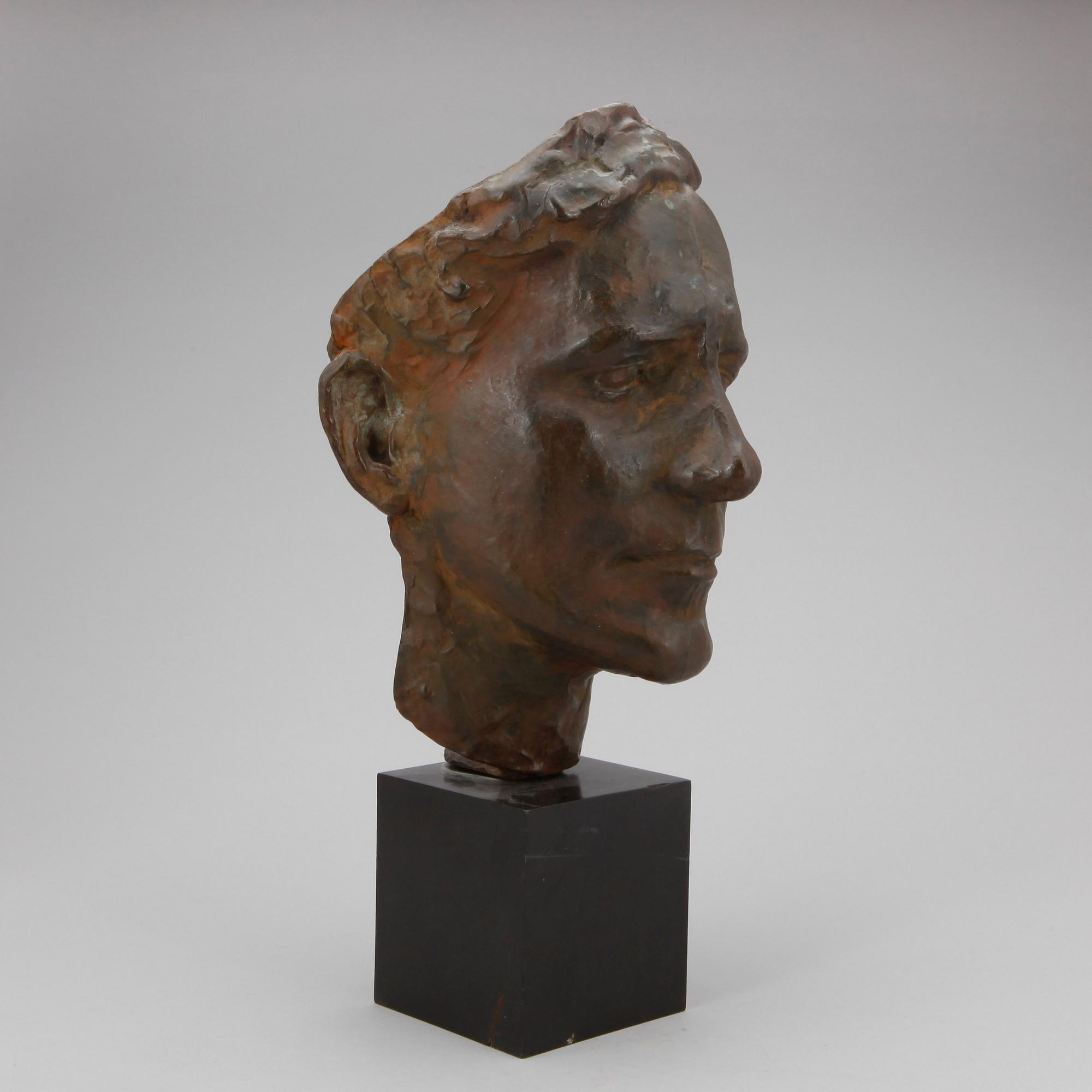 ARVID KNÖPPEL, skulptur, brons, signerad.