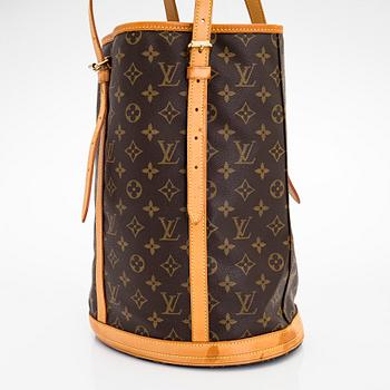 Louis Vuitton, a monogram canvas "Bucket" bag and pochette.