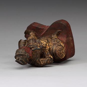 GUANYU, brons. Ming dynastin, 1600-tal.