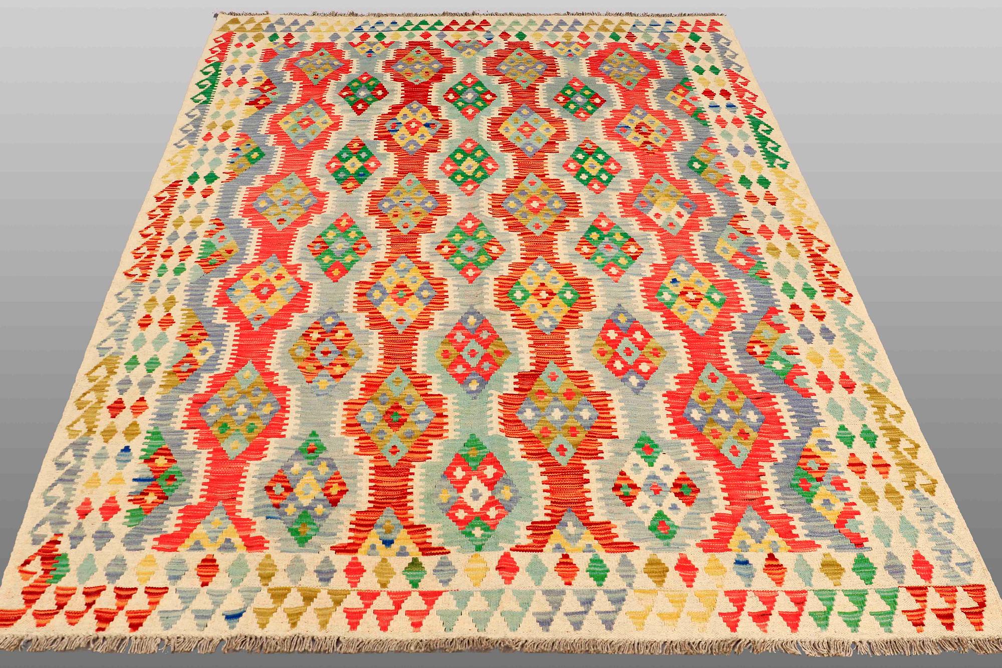 A CARPET, Kilim, 244 x 168 cm.