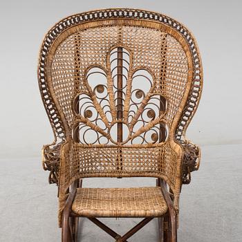 GUNGSTOL, rotting, omkring 1900.