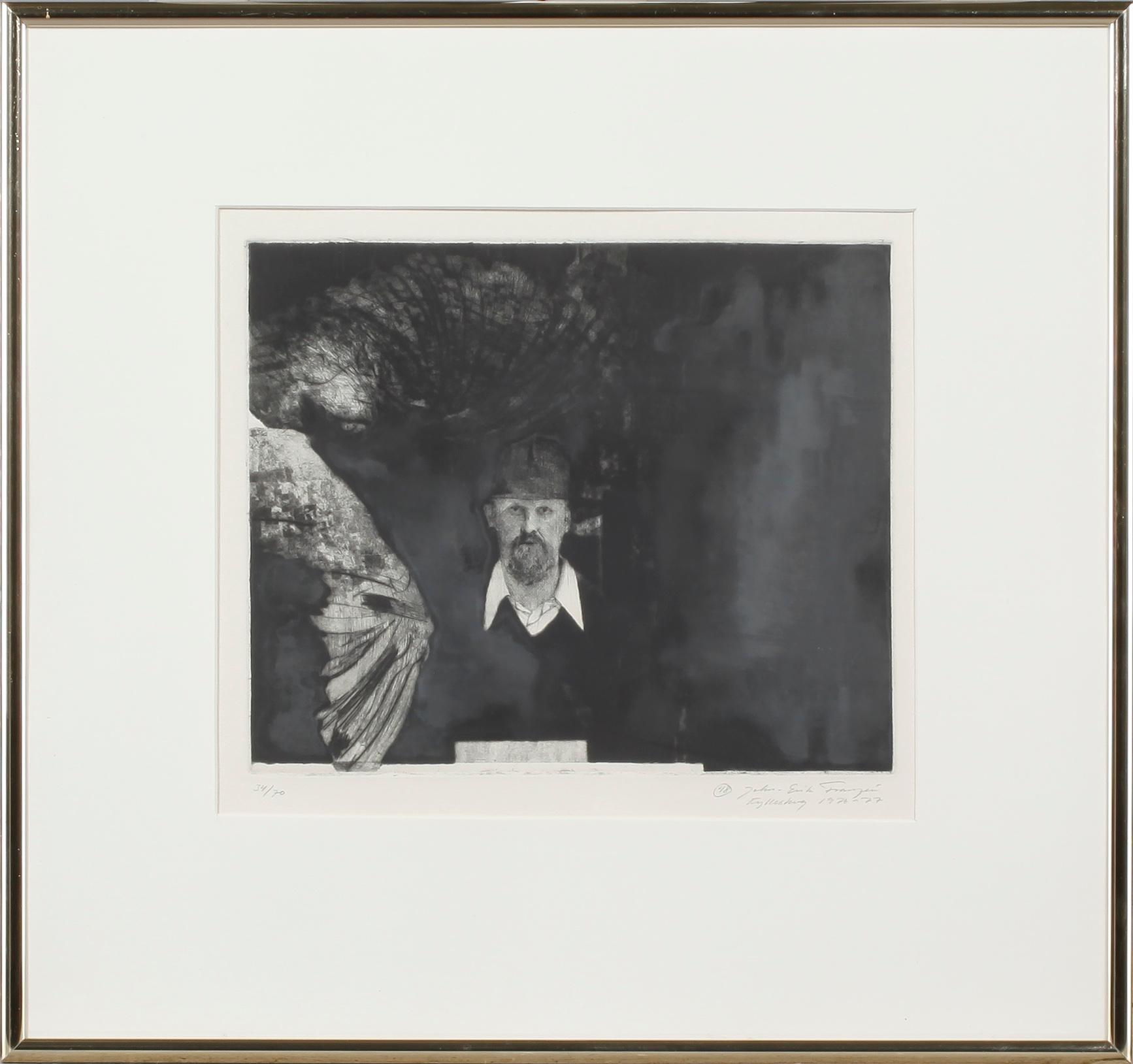 JOHN-E FRANZEN, etsning, signerad, numrerad 34/70 och daterad 1976-77.