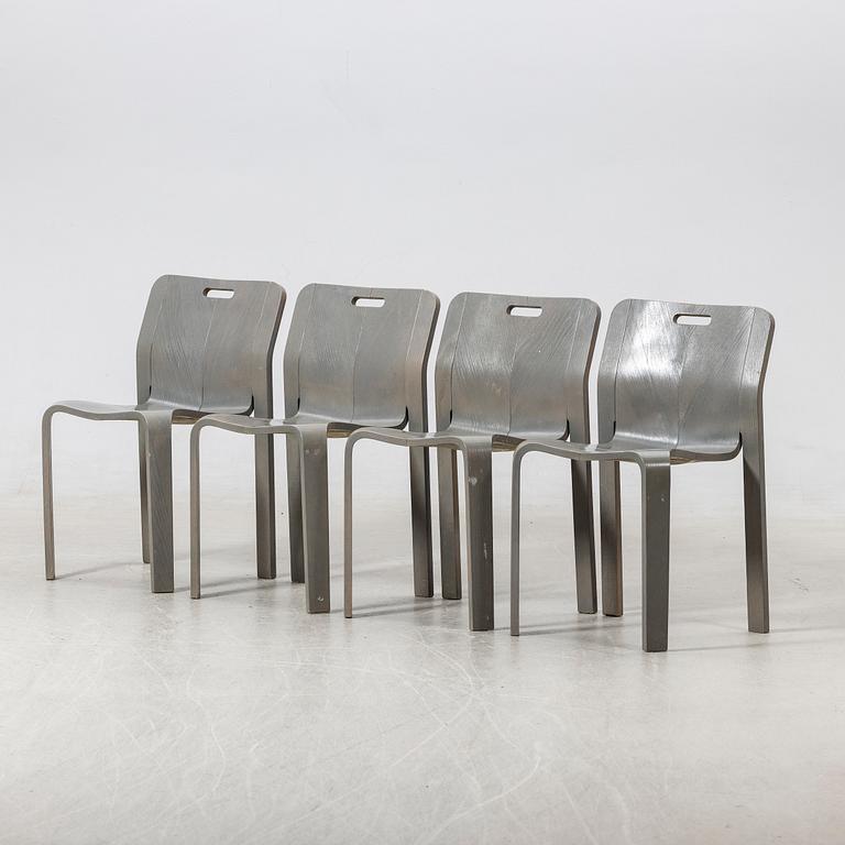 Jan Ekselius, chairs, 4 pcs, JOC Möbler, second half of the 20th century.