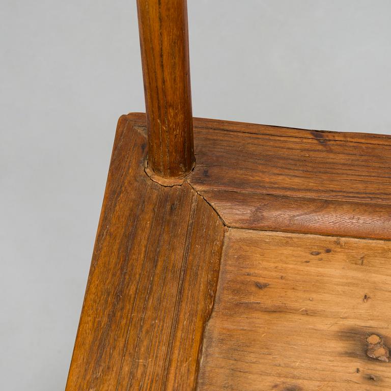 Two hardwood chairs. China. Qing dynasty. 19th century.