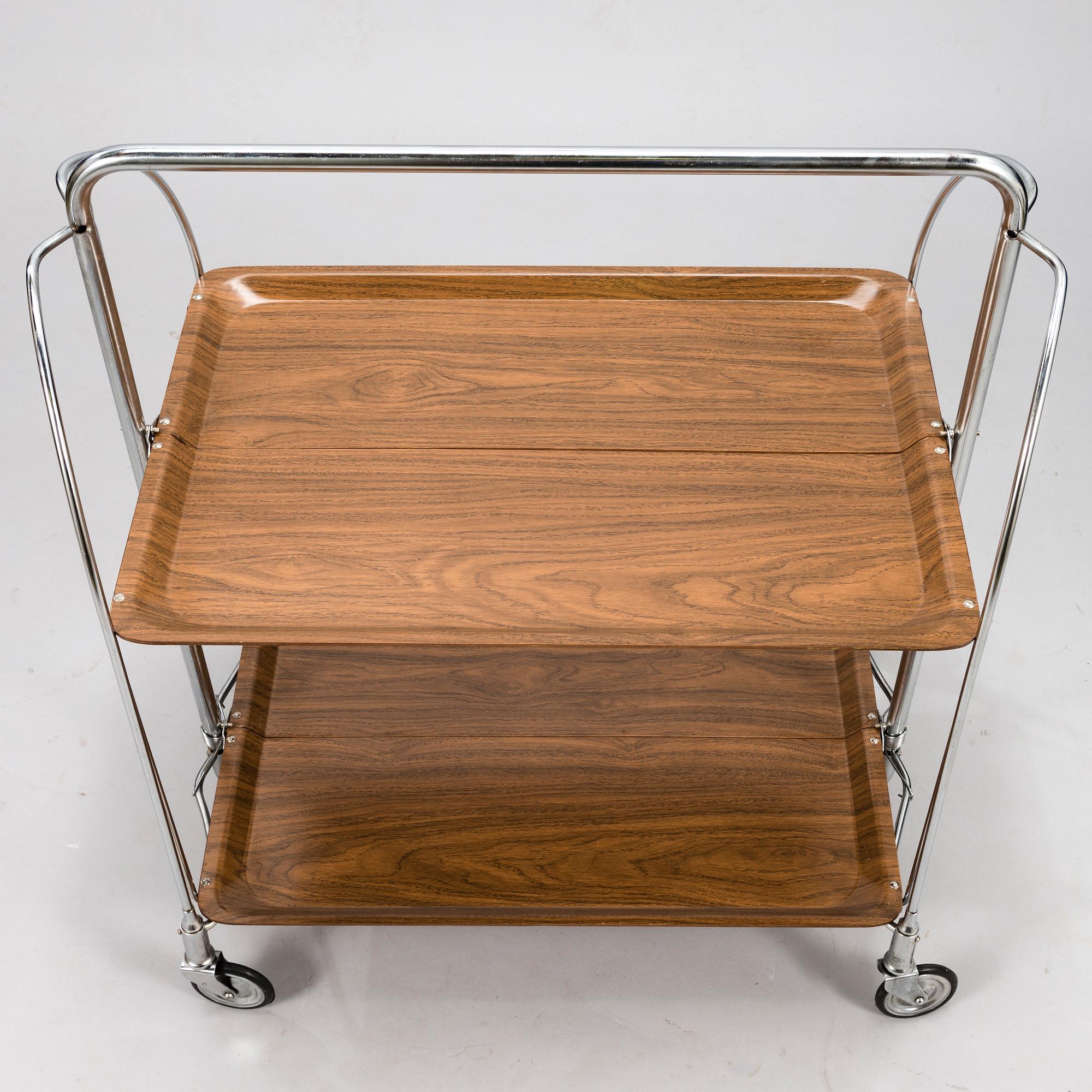 A mid 20th century tea trolley.