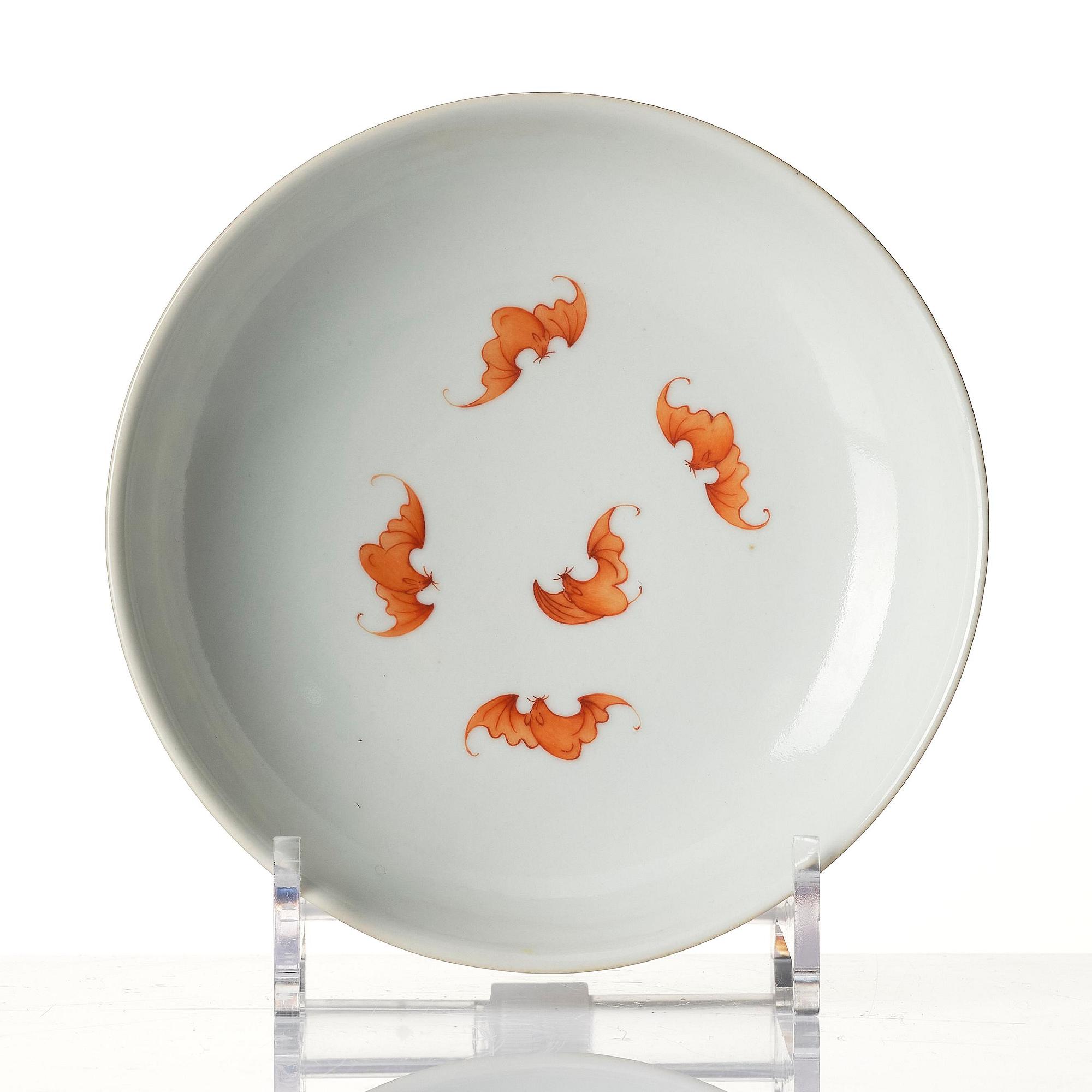 A yellow ground famille-rose 'floral' dish, Qing dynasty, Daoguang seal mark and period of (1821-50).