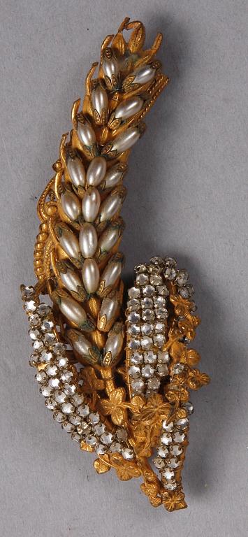 PARTI SMYCKEN, 4 delar, sterlingsilver, Mexiko samt gulmetall, Miram Haskell. Ca 200 g silver.