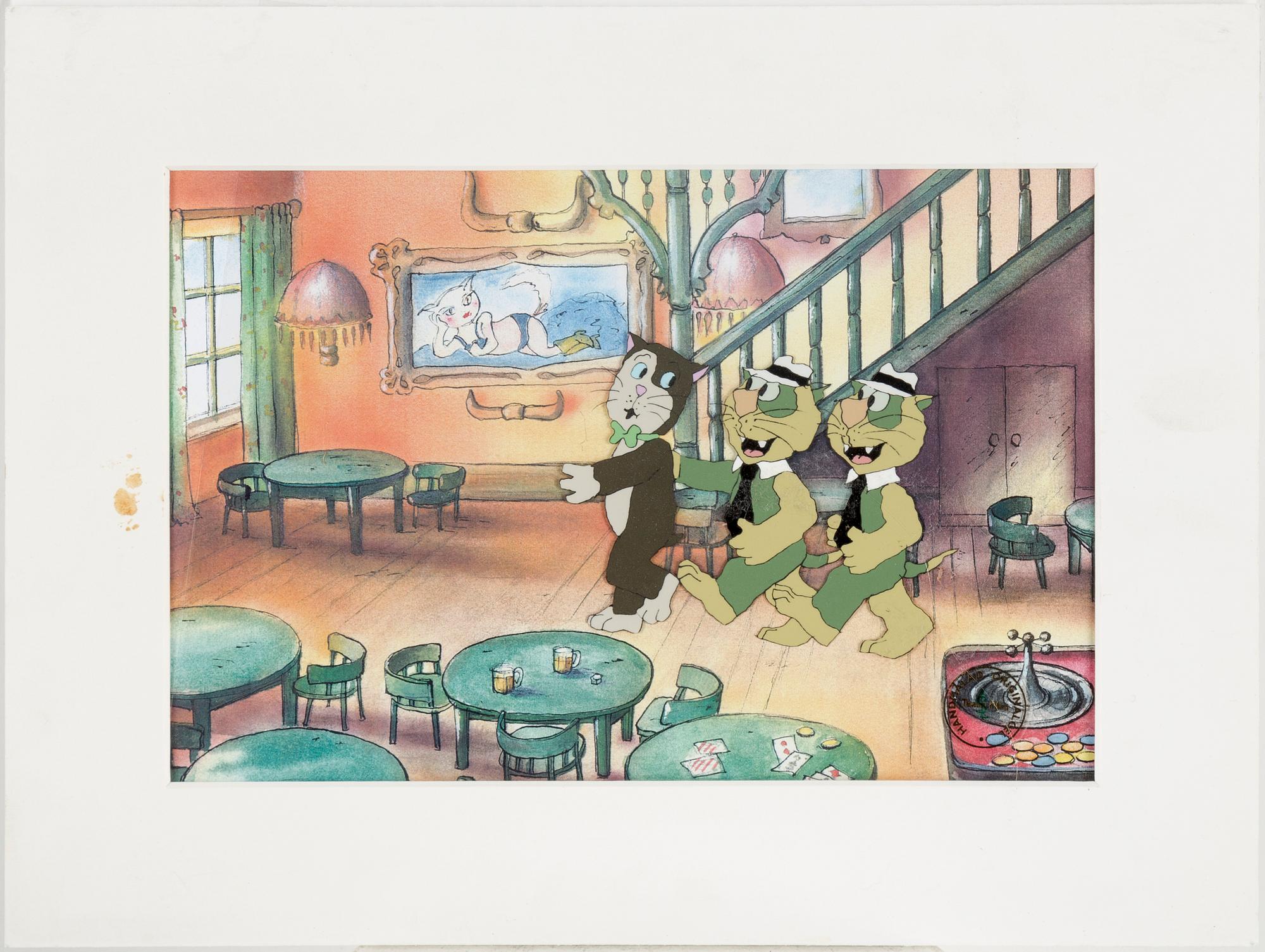 FILMCELLER, 10 stycken, original, ur "Pelle Svanslös", Team Film, flertalet sign SL.