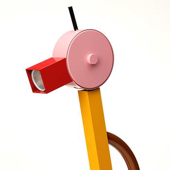 Ettore Sottsass, a 'Tahiti', table lamp, Memphis, Milan, post 1981.