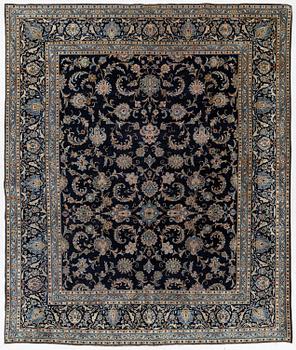 Carpet, Keshan, approx. 280 x 270 cm.