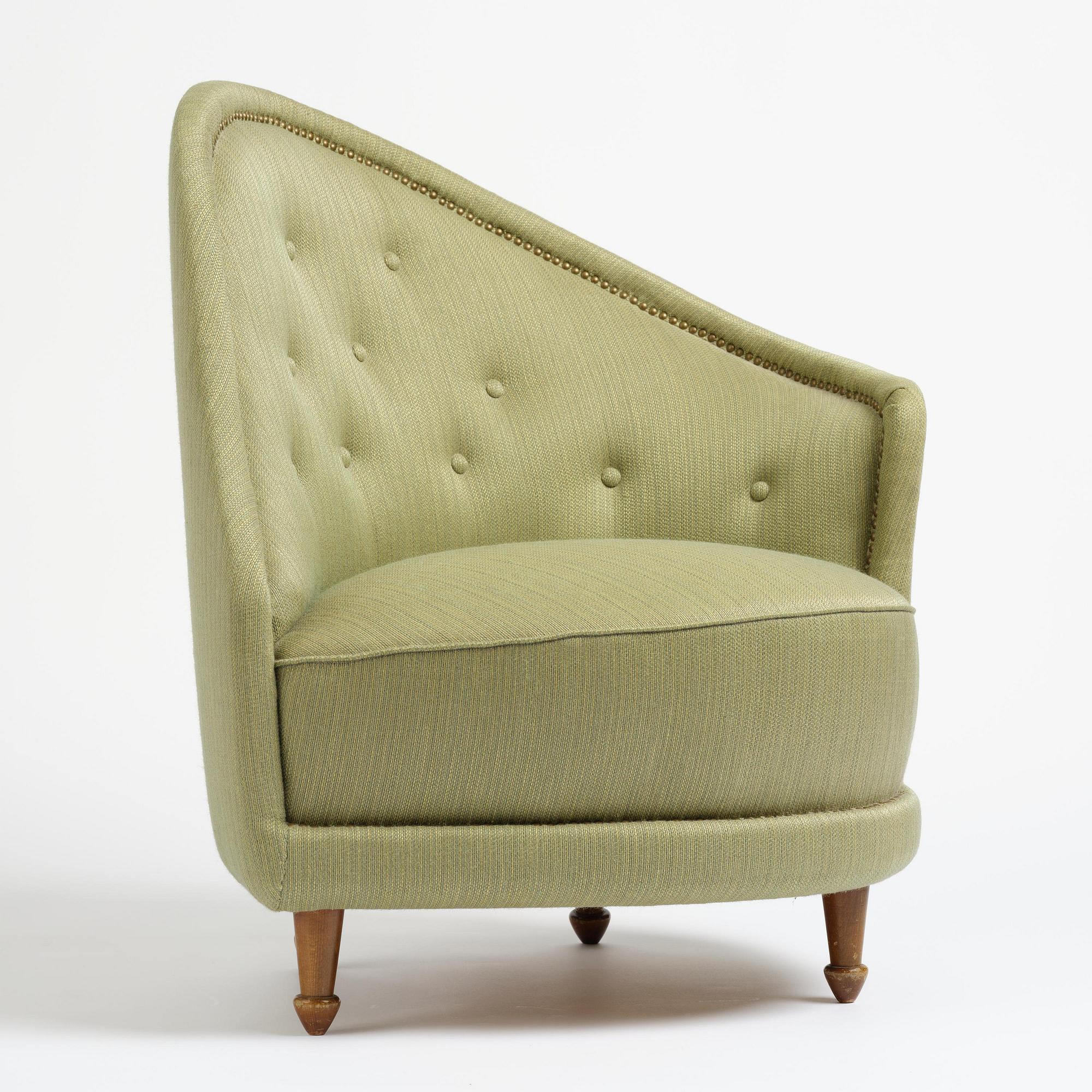 Carl Cederholm, a Swedish Modern armchair, Stil & Form, Stockholm, 1940s-50s.