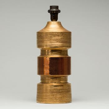 BORDSLAMPA, keramik, Bitossi, Italien, för Bergboms.