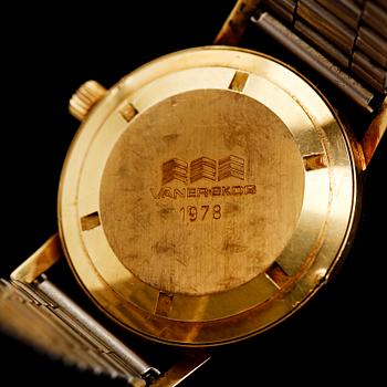 HERRARMBANDSUR, 18 k, Perfecta Automatic, 1970-tal.