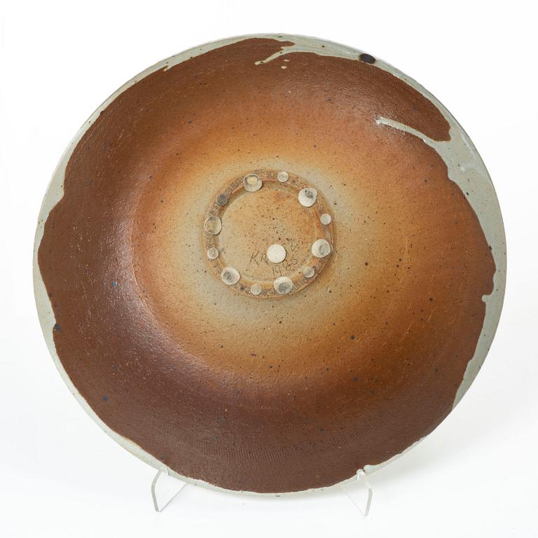 Ulla & Gustav Kraitz, skålfat, stengods.