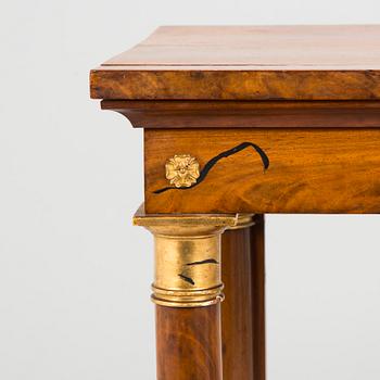 A Swedish  Karl Johan console table, first half of the 19th century.