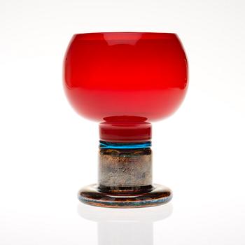 POKAL, glas, signerad Kaj Franck Nuutajärvi Notsjö.