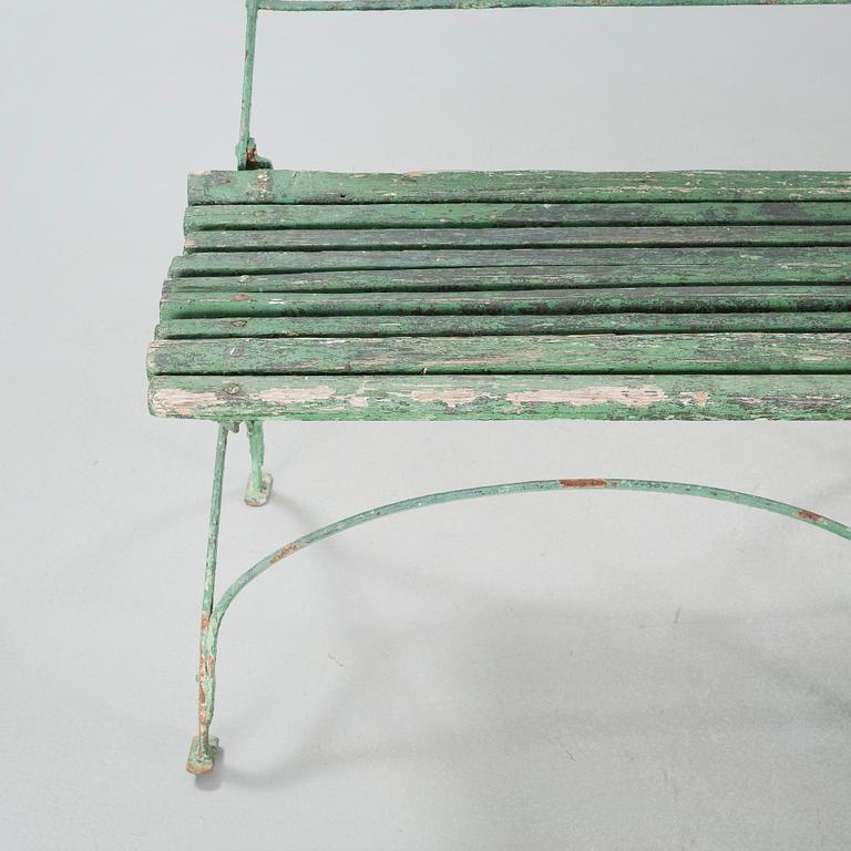 A garden sofa, first half of the 20th century.