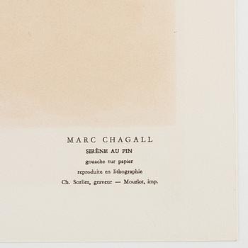 Marc Chagall Efter, "Sirène au pin", ur: "Nice et la Côte d'Azur".