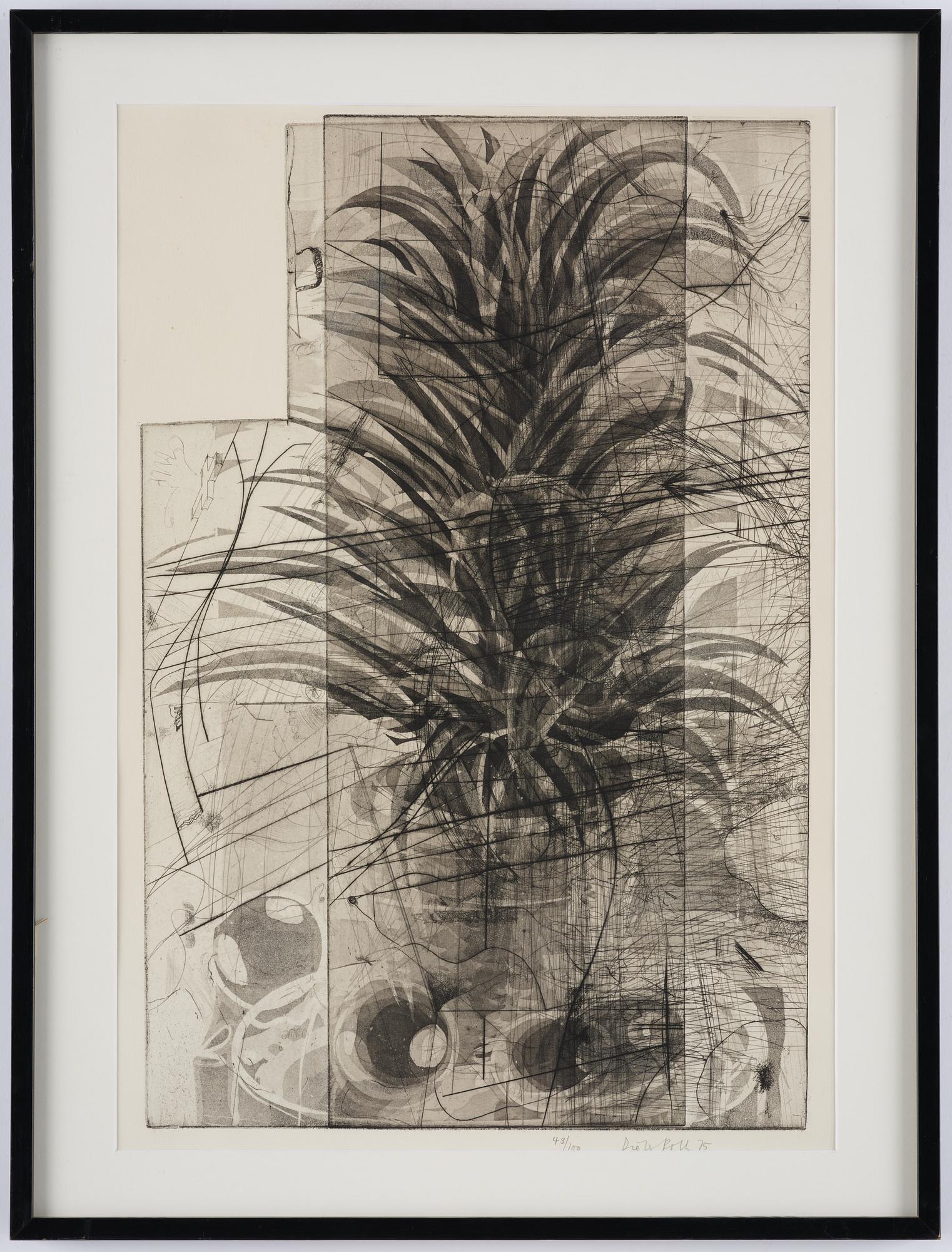 Dieter Roth, Utan titel ur: "Hommage aux Prix Nobel" (Nobelprismappen).