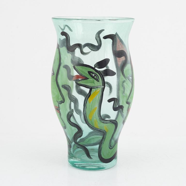 Ulrica Hydman-Vallien, vas, Kosta Boda Atelier, numrerad.