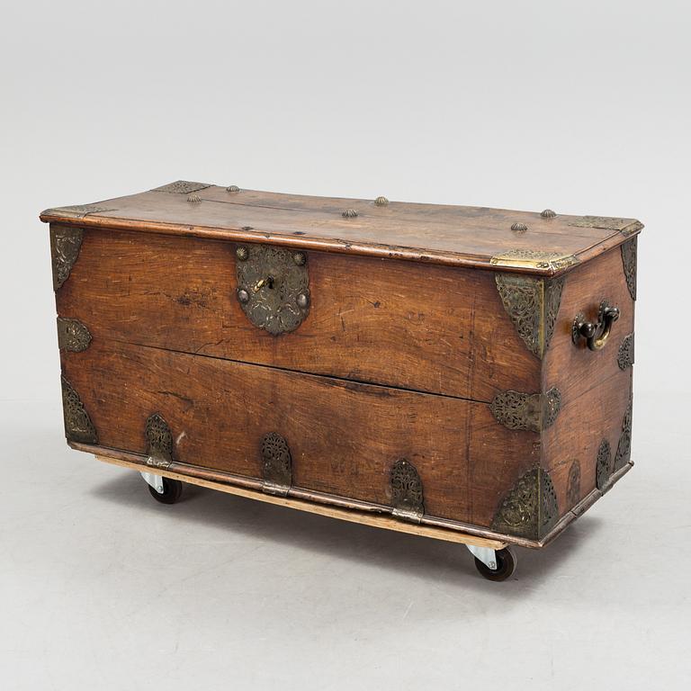 A Baroque chest circa 1700, probably England.