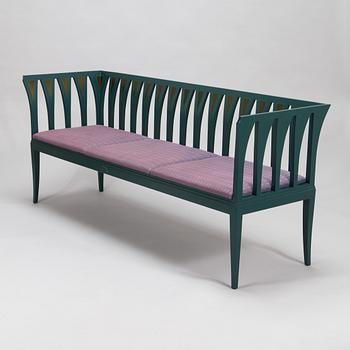 Eliel Saarinen, sohva, "The Blue Settee", Adelta Oy, Finland 1983.