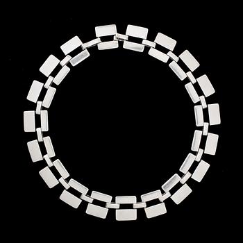 COLLIER, silver, Högberg Sven-Erik, Göteborg, 1966. Vikt ca 149g.