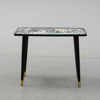 MARIAN ZAWADSKY, a tile table, for Tilgmans, signed and dated 1960.