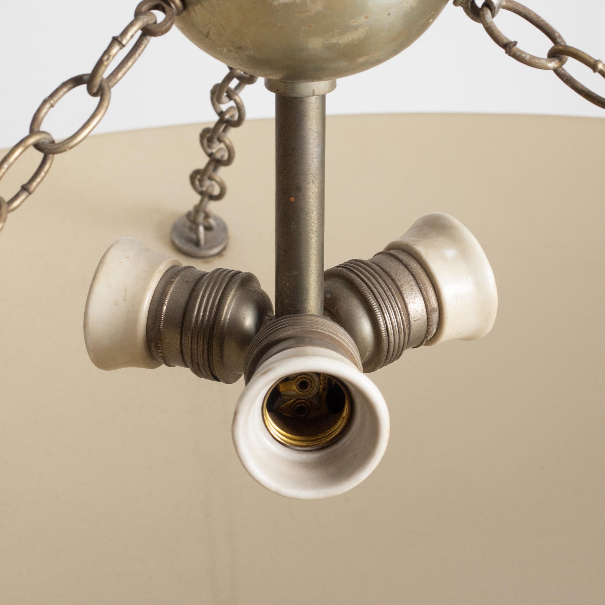 An Art Deco ceiling lamp, 1930s.