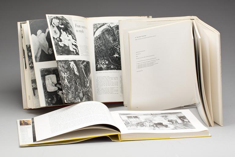 BÖCKER, 3 st. Marc Chagall. Bl.a. "Homme to Marc Chagall" Tudor Publishing Co., New York.