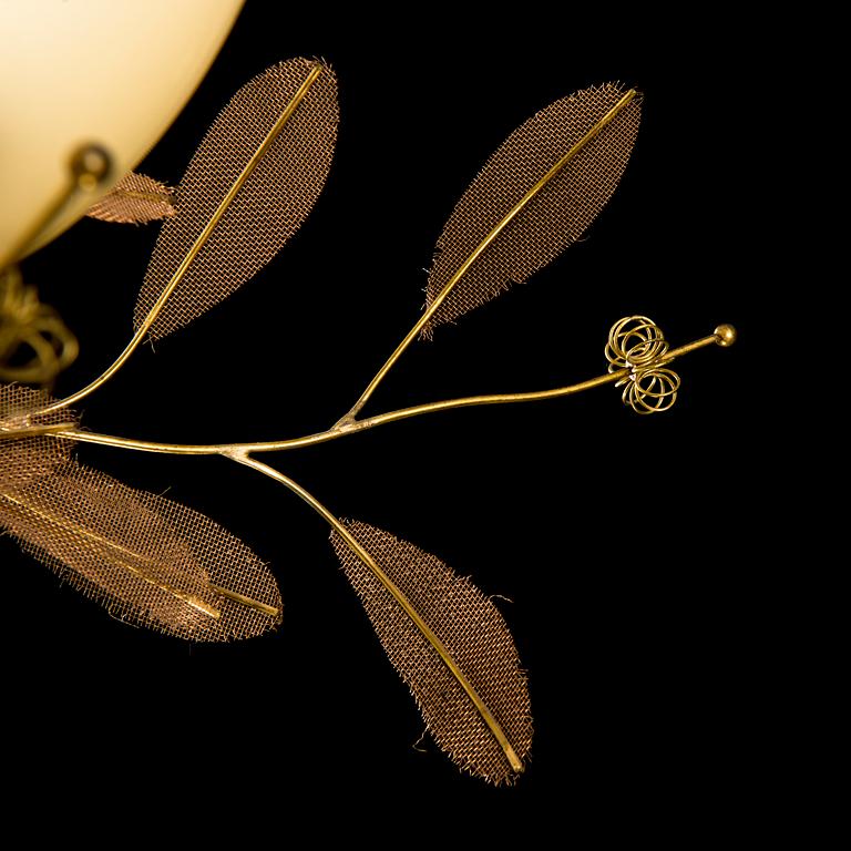 A mid-20th century pendant lamp model 9029/5 for Taito Oy, Finland.