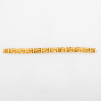 Björn Weckström, Bracelet "Kultaköngäs Cascade/Golden King Cascade" 18K gold, Lapponia.