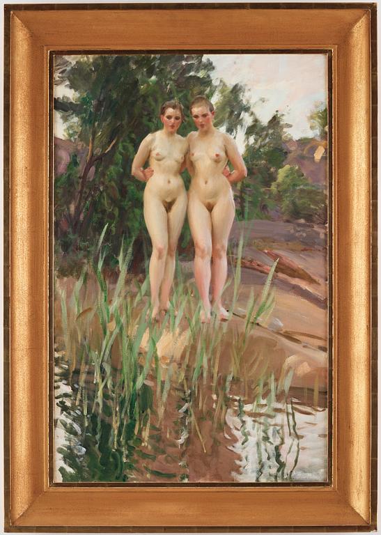 Anders Zorn, "Två vänner" / "Väninnor" (Two friends / Friends).