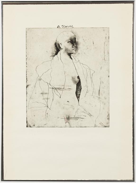 Jim Dine, "A Nurse", from Eight Sheets from an Undefined Novel.