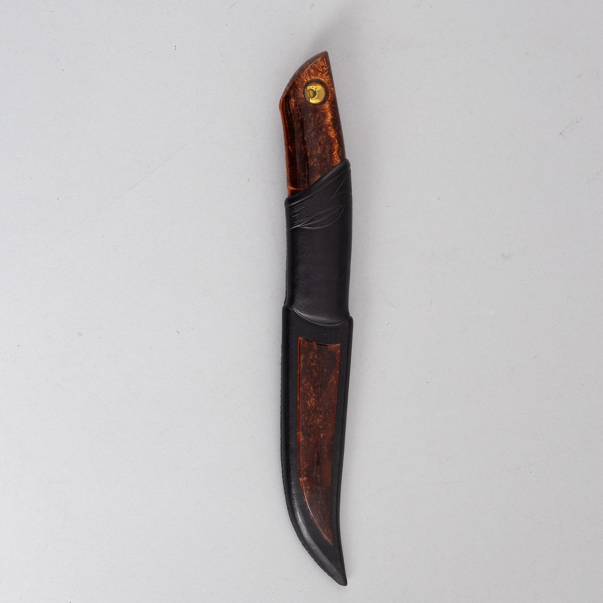 Patrik Nilsson & Mattias Styrefors, knife, signed and dated 2016.