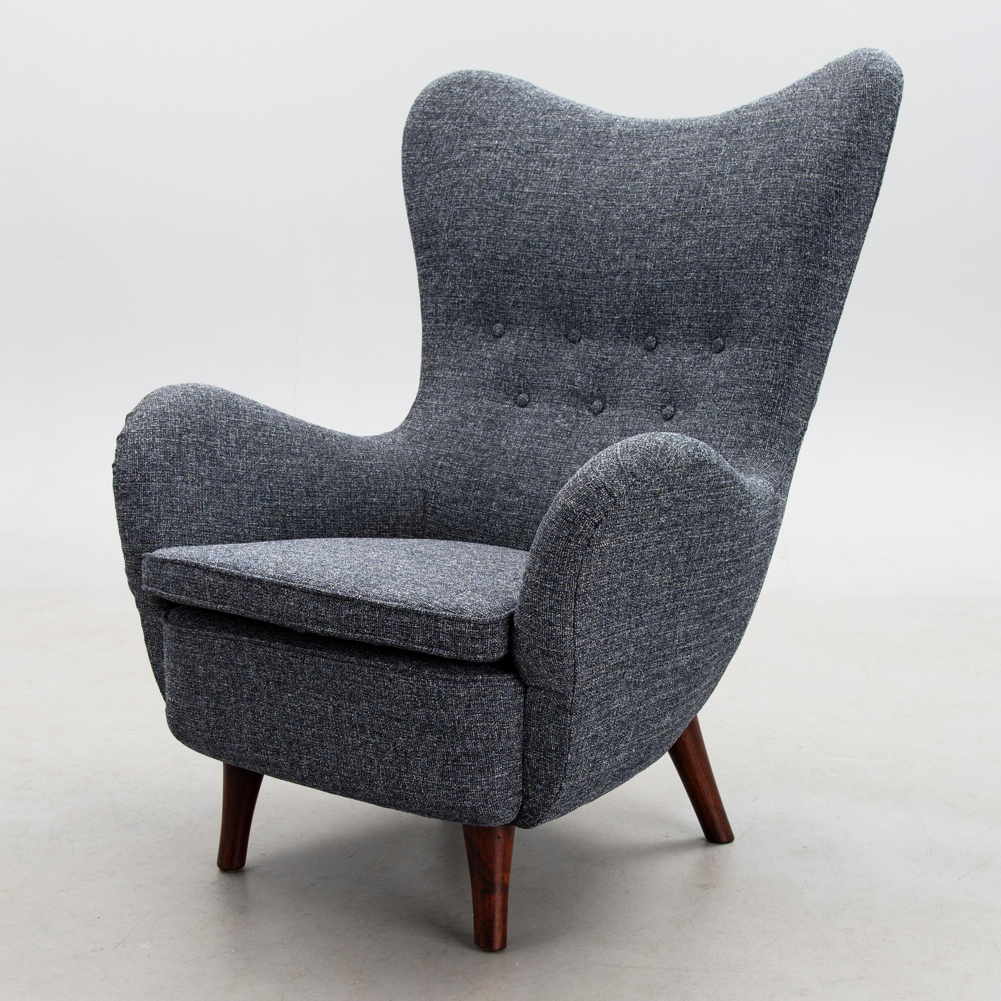 RUNAR ENGBLOM, nojatuoli, Boman 1950-luvun alku.