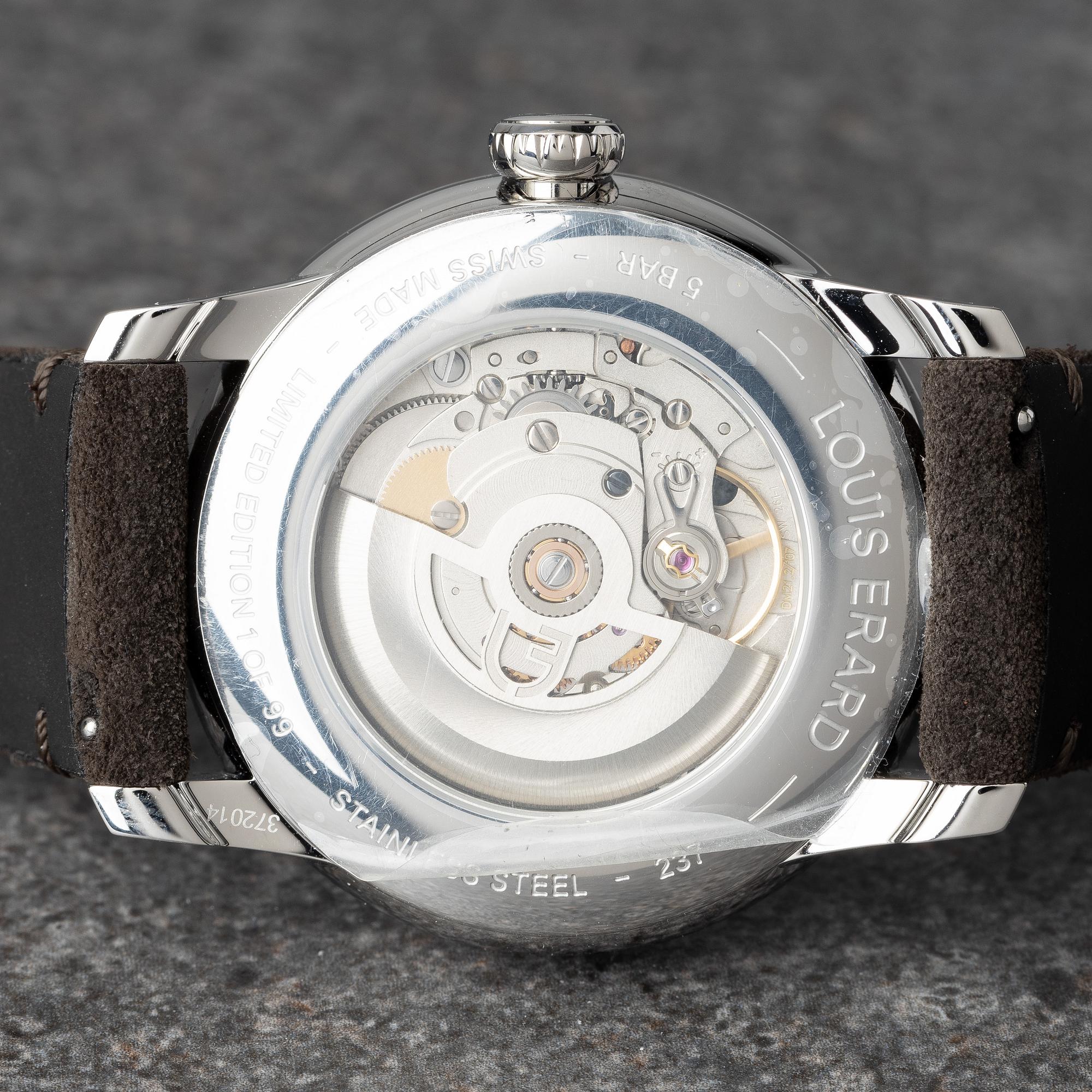 Louis Erard, Excellence Émail Grand Feu, "Limited Edition, 1 of 99", ca 2021.