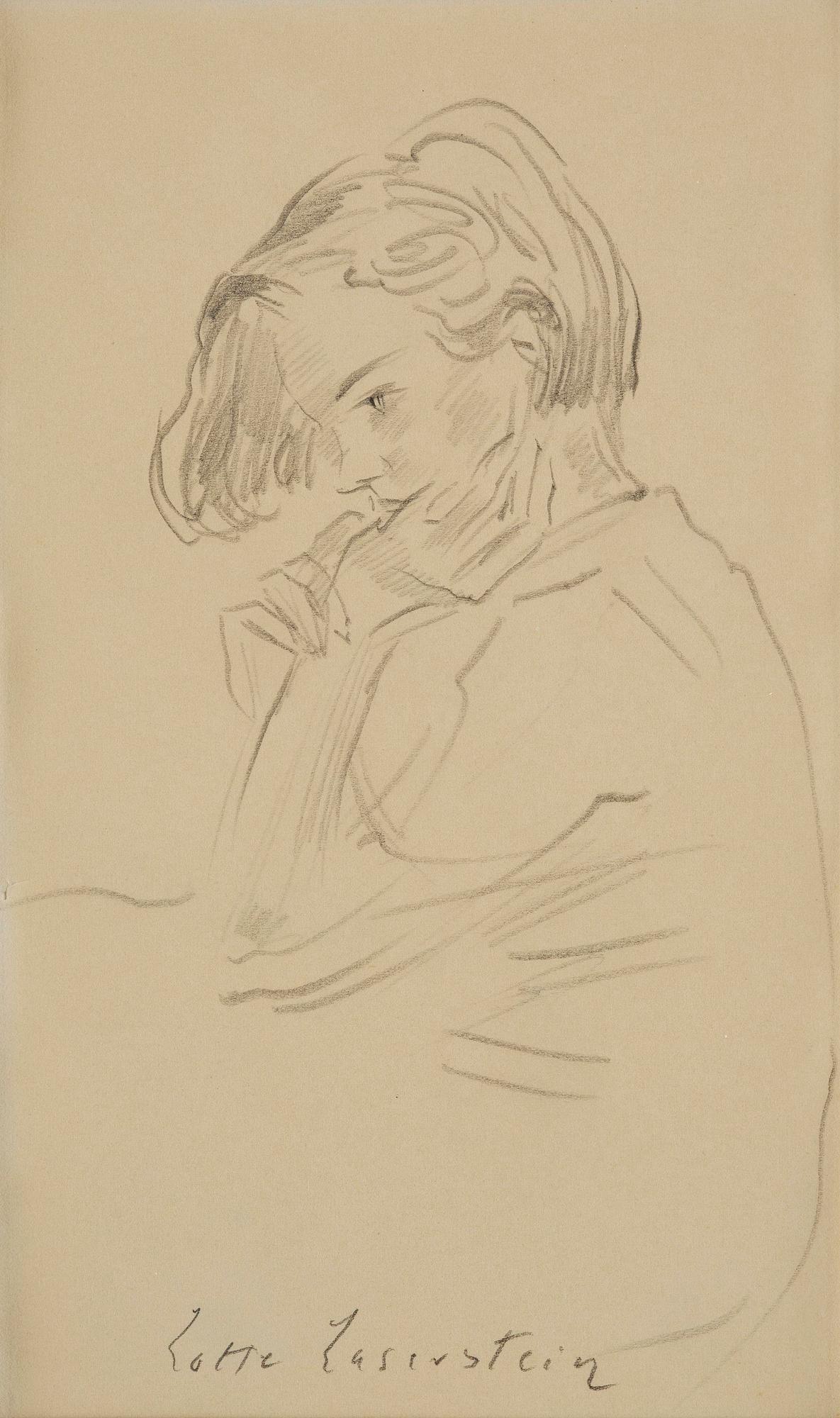 Lotte Laserstein, Contemplative girl.