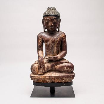 BUDDHA-STATY, troligen Burma, 1900-talets början.