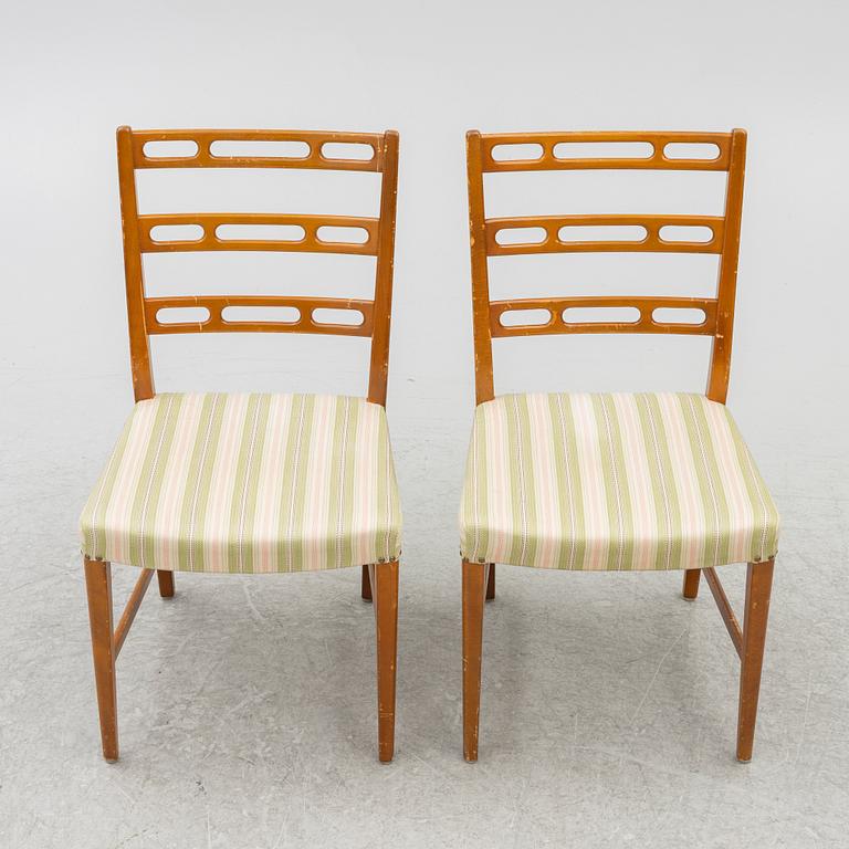 David Rosén, stolar, 6 st, "Futura", Nordiska Kompaniet, 1950-tal.