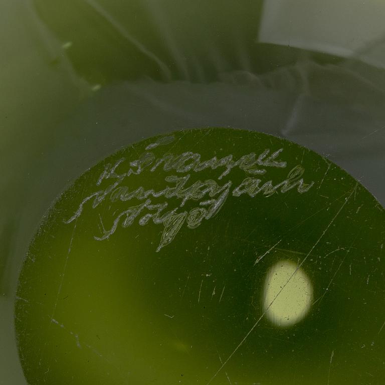 Kaj Franck, konstglas, "Såpbubblan", KF 113, signerad K. Franck Nuutajärvi Notsjö. 1951-61.