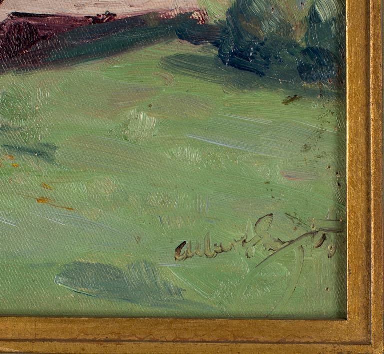 ALBERT ENGSTRÖM, olja på duk, signerad.