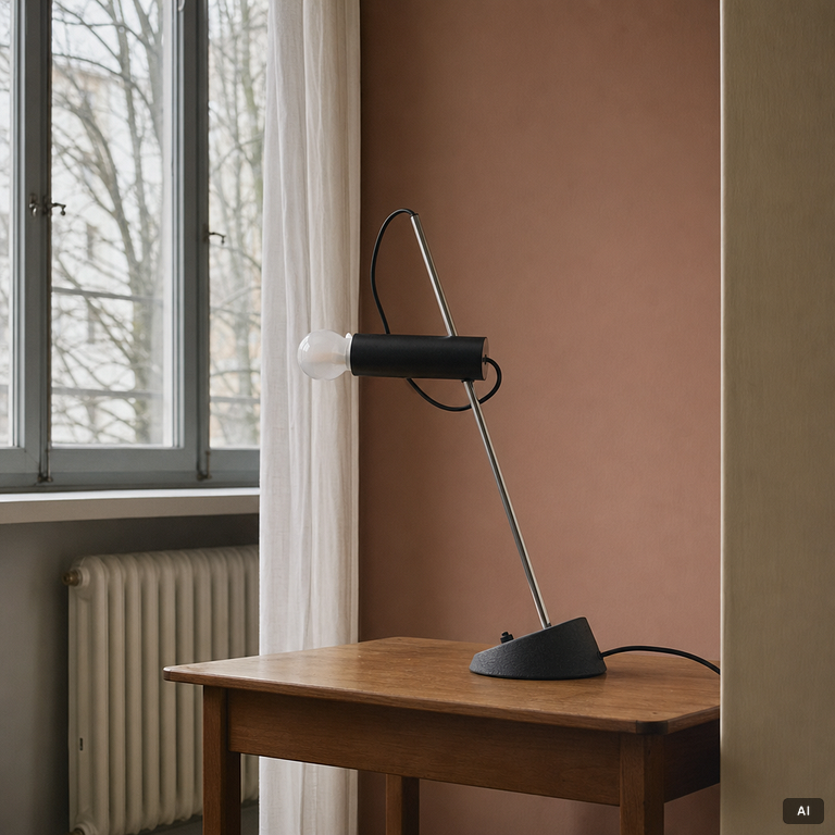 Gino Sarfatti, a table lamp, model 566, Astep, Denmark.