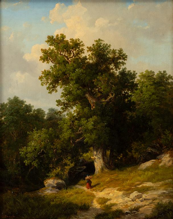 Edvard Bergh, Vid eken.