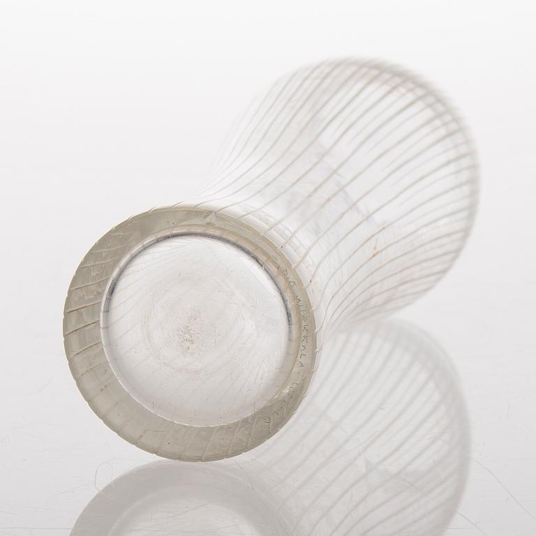 TAPIO WIRKKALA, VAS, glas, 'Fölben', signerad Tapio Wirkkala, Iittala.