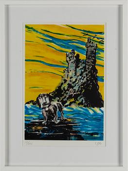 CARL JOHAN DE GEER, lithograph in colours, signed 17/295.