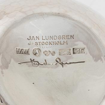 Jan Lundgren, kanna, silver, Stockholm 1981.