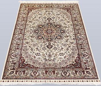 An Oriental silk rug, approx. 153 x 94 cm.