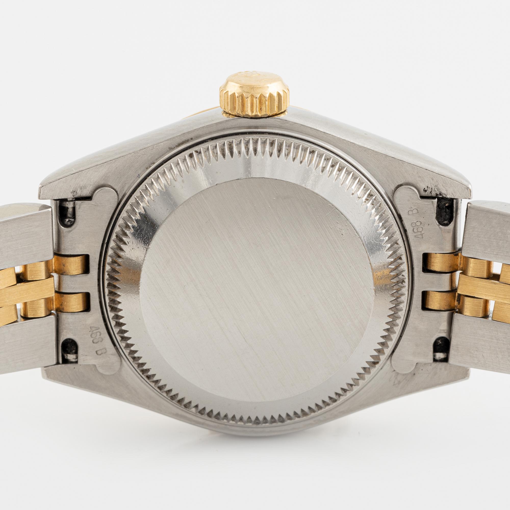 Rolex, Oyster Perpetual, Datejust, "Diamond Dial", wristwatch, 26 mm.